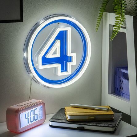 Φωτιστικό Paladone Marvel: Fantastic 4 - Wall Mountable LED Neon Light (PP14789MUVN)