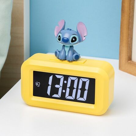 Ρολόι με Ξυπνητήρι Stitch Icon Alarm Clock Mini