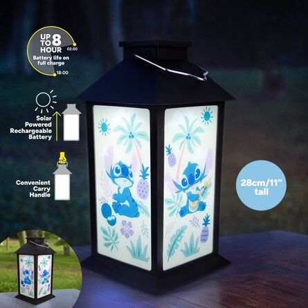 Φωτιστικό Paladone LunaGlo: Disney - Stitch Printed Solar Lantern (PP14956LSVN)