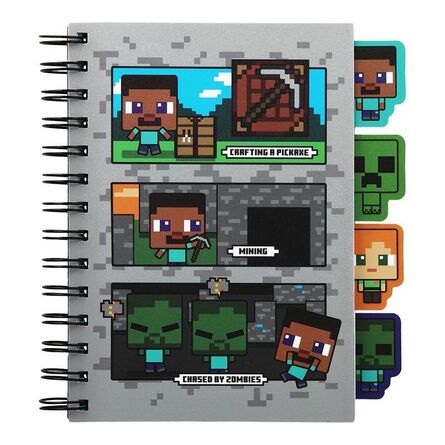 Σημειωματάριο Paladone: Minecraft Notebook With Dividers (PP14968MCF)