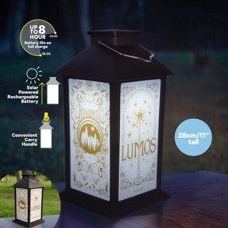 Paladone LunaGlo: Harry Potter - Hogwarts Printed Solar Lantern (PP16157HPVN)