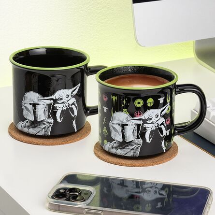 Paladone: Star Wars The Mandalorian - Mandalorian and Grogu Heat Change Mug (PP16271MAN)