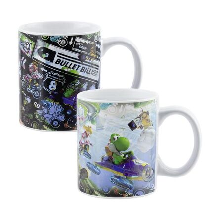 Θερμοαντριδραστική Κούπα Paladone Mario Kart Heat Change Mug (PP8307NN)