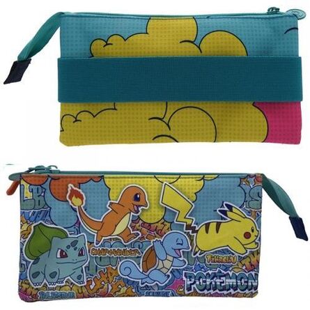 Κασετίνα 3 Θέσεων Pokemon Urban Colors