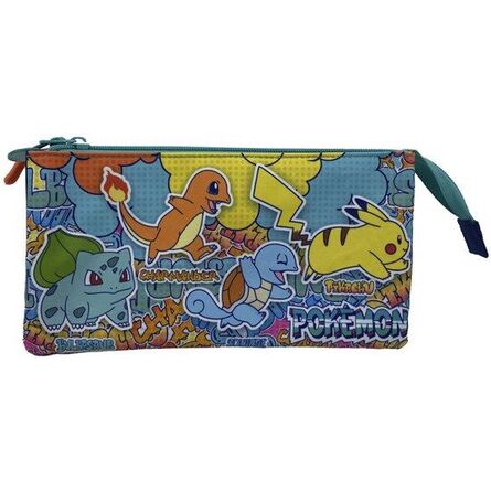 Κασετίνα 3 Θέσεων Pokemon Urban Colors