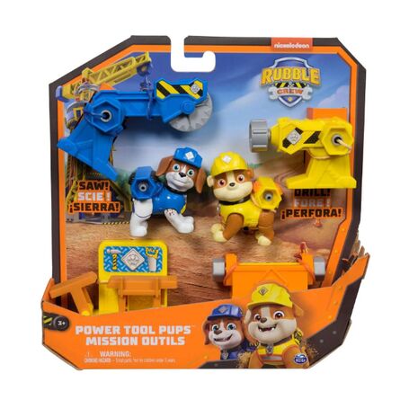 Spin Master Paw Patrol: Rubble &amp; Crew - Power Tool Pups Mission Outils (6071661)