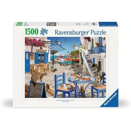 Παζλ Ravensburger Puzzle: Cats in Mykonos (1500 pcs) (12001450)