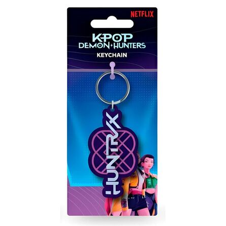 Μπρελόκ K-POP Demon Hunters Huntrix Logo - PVC Keychain