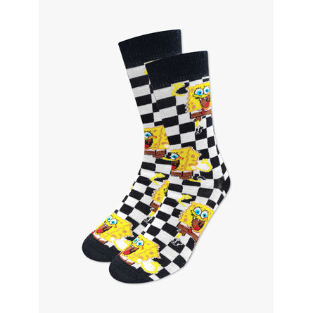 Κάλτσες Sponge Bob Chess Pattern Socks