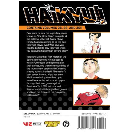 Haikyu!! (3-in-1 Edition), Vol. 10 : Includes vols. 28, 29, & 30