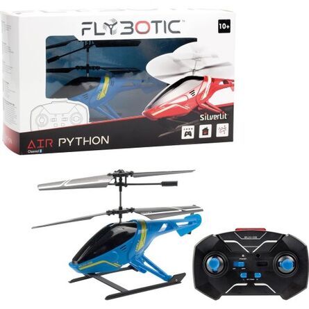 Τηλεκατευθυνόμενο Ελικόπτερο AS Silverlit: Flybotic - Remote Control Helicopter - Air Python (Blue Color) (7530-84788)