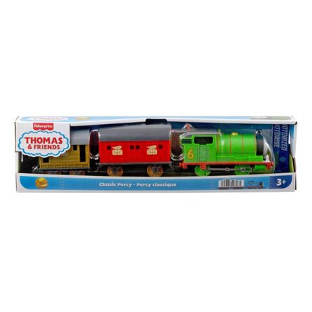 Fisher-Price Thomas: & Friends: Motorized Trains - Classic Percy with 2 Wagons Train (JFH33)