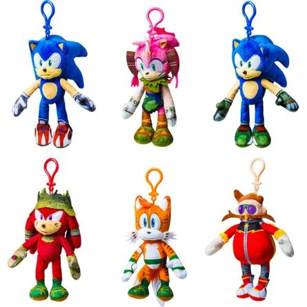 Λούτρινο Μπρελόκ P.M.I. Sonic Prime Clip On Plush Character (15cm) (S1) (Random) (SON7004)  1τμχ Τυχαία Επιλογή