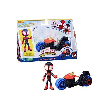 Μινιατούρα Hasbro Marvel: Spidey And His Amazing Friends - Miles 'Spin' Morales Motorcycle (F7460)