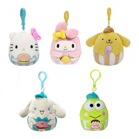 Μπρελόκ Λούτρινο Squishmallows Food Truck Treats 1τμχ Τυχαία Επιλογή