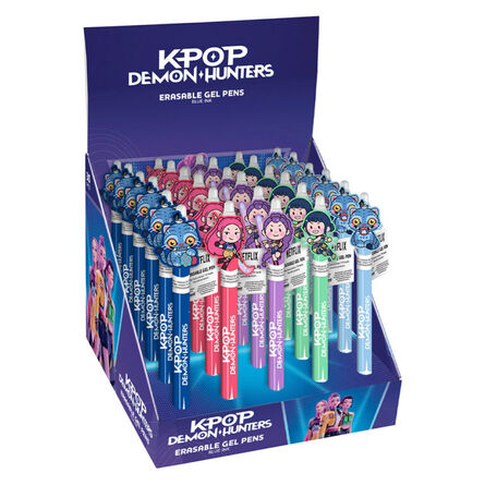 K Pop Demon Hunters Erasable Gel Pens Retractable Clip Icon (Random / 1pcs)