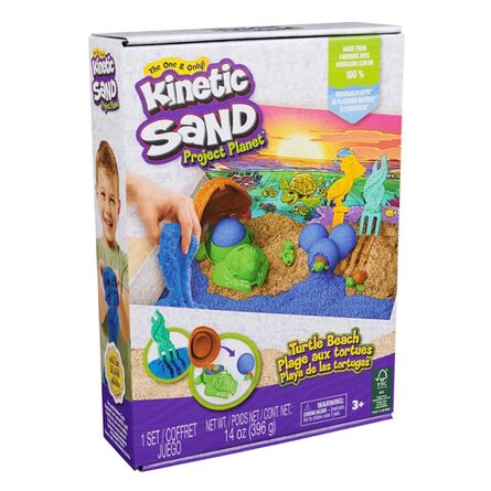 Spin Master Kinetic Sand: The One  Only Project Planet - Turtle Beach (6069781)