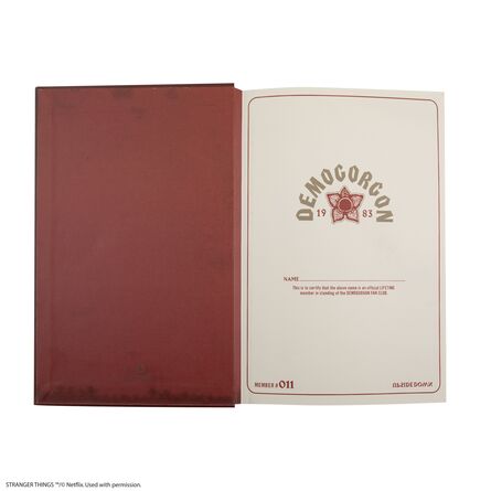 Σημειωματάριο Stranger Things Notebook Demogorgon