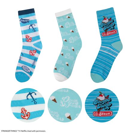 Κάλτσες Σετ Stranger Things Scoops Ahoy Set of 3 socks