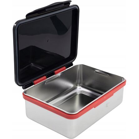 Marvel: Spiderman Black Board - Stainless Steel Clamp Rectangular Sandwich Box