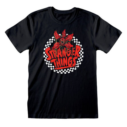 Stranger Things Checkered Circle T-Shirt