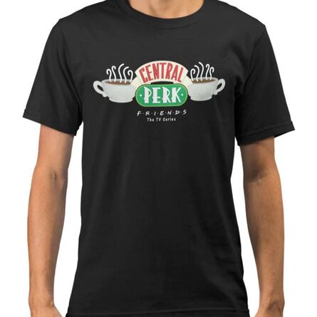 Friends Central Perk Black T-shirt