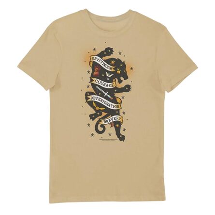 Harry Potter Gryffindor Tattoo on Natural T-shirt