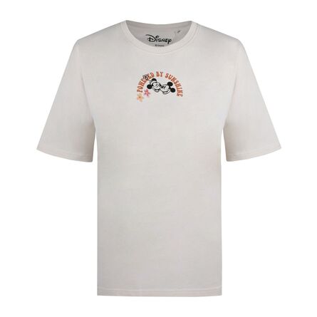 Disney Mickey and Minnie Sunshine Power Vintage White T-shirt