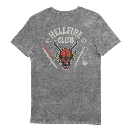 Stranger Things Hellfire Club Eco Wash T-Shirt