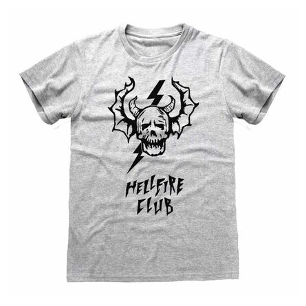 Stranger Things Hellfire Skull T-shirt