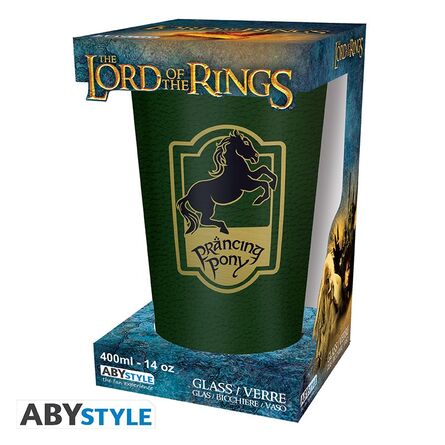 Lord Of The Rings Prancing Pony Large Glass