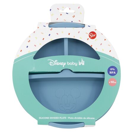 Παιδικό Πιάτο Disney Mickey Mouse Toddler Divided Silicone Plate