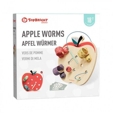 Ξύλινο Παιχνίδι 121123 Apple Worms