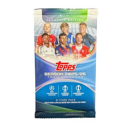 Topps 2025-26 UCC Flagship Soccer Value Pack