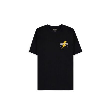 Pokemon Pikachu Electrifying Line Art Men's Short Sleeved Loose Fit T-shirt