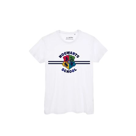 Harry Potter Hogwarts School White T-shirt