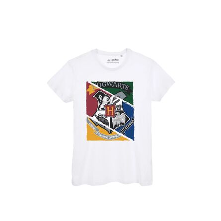 Harry Potter Hogwarts Devise White T-shirt