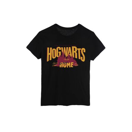 Harry Potter Hogwarts Is My Home Black T-shirt