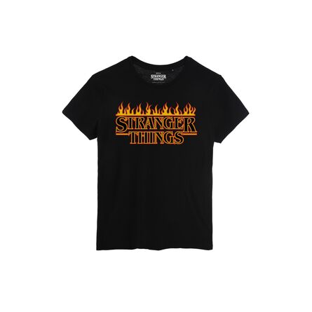 Stranger Things Fire Logo T-shirt