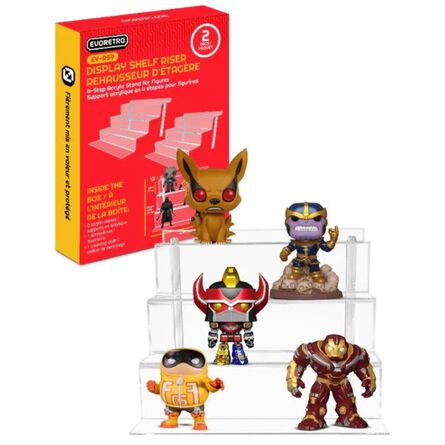 Acrylic Display Risers for Funko Pops and Action Figures