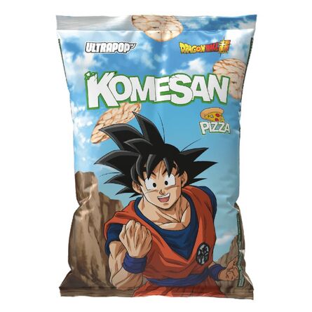 Komesan Rice Chips Dragon Ball Pizza Flavor