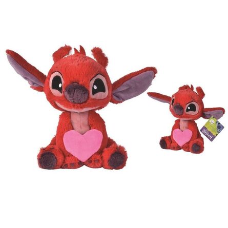 Λούτρινο Disney Stitch Leroy Plush Holding Heart