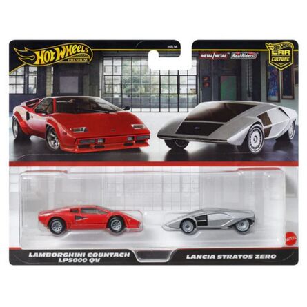 Mattel Hot Wheels®: Premium Car Culture - Lamborghini Countach LP5000 QV & Lancia Stratos Zero (JBL02)
