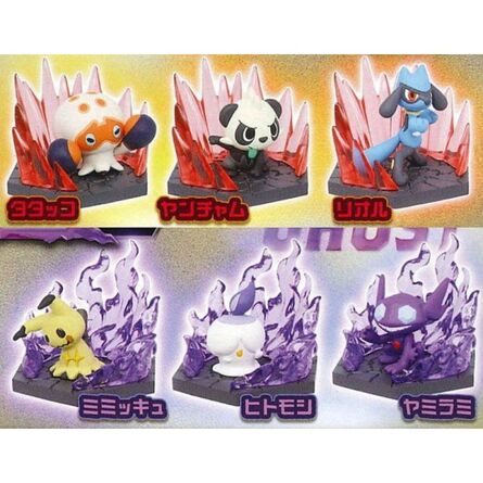 Φιγούρες Pokemon Capsule Fighting Ghost 1τμχ Τυχαία Επιλογή