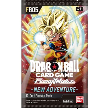 Dragon Ball Super Card Game Fusion World Box New Adventure Booster 1 Φακελάκι