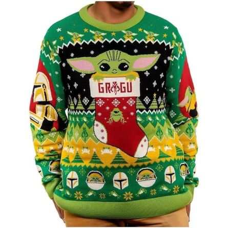 Χριστουγεννιάτικο Πουλόβερ Star Wars Baby Yoda Christmas Jumper