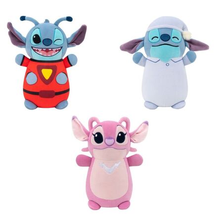 Λούτρινο Squishmallow Disney Hugmees Stitch Random 1τμχ Τυχαία Επιλογή