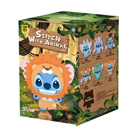 Φιγούρα Disney Stitch Wild Animal Series Vinyl Plush (1pc) 1τμχ Τυχαία Επιλογή