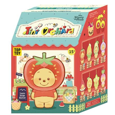 Λούτρινο Μπρελόκ Disney Winnie The Pooh - Tiny Orchard Fruit Keychain Series Blind Box (1pc) 1τμχ Τυχαία Επιλογή