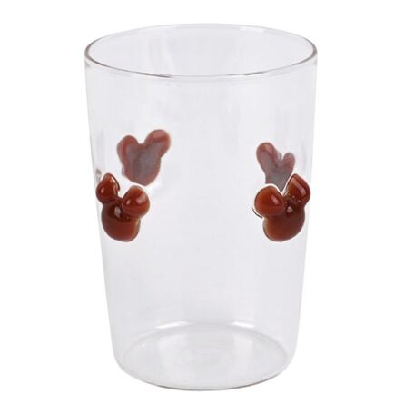 Ποτήρι Disney Glass Love Embossed Mickey Ears red